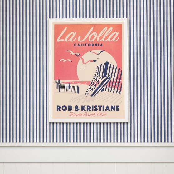 Beachside Personalized Wall Art