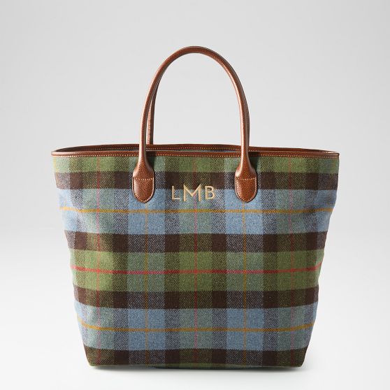 Sutton Plaid Travel Tote