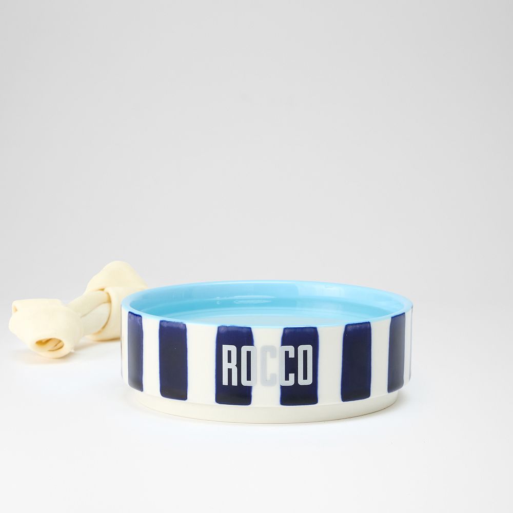 Small Ceramic Pet Bowl Set