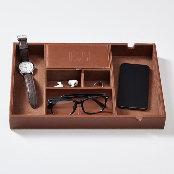 Leather Valet Tray