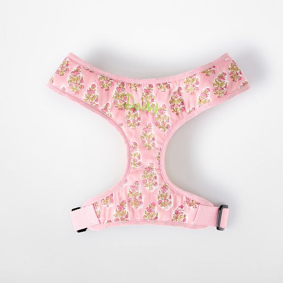 Block Print Dog Harness