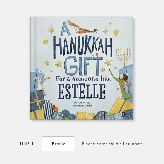 &quot;A Hanukkah Gift for a Someone Like You&quot; Personalized Book