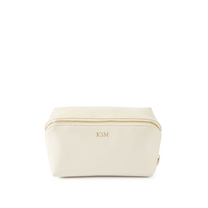 Pochette De Voyage Mark And Graham – Vegan Fillmore – Diamant Marine – Grande Taille