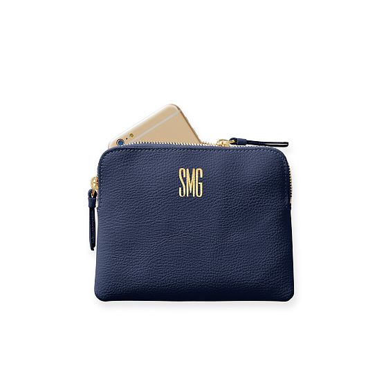 Everyday Italian Leather Mini Zipper Pouch