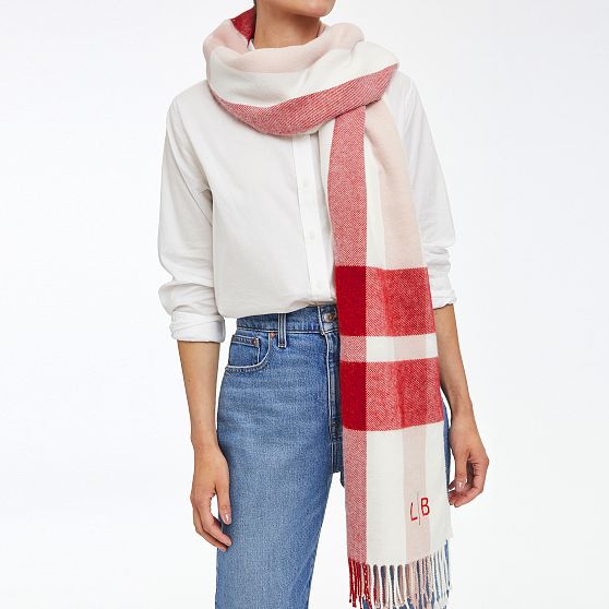 Mark &amp; Graham x Jennifer Lake Italian Blanket Scarf