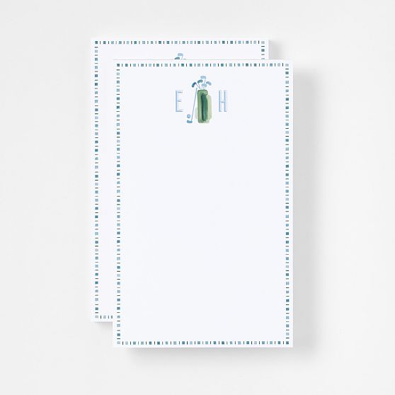 Personalized Sports Stationery Notepads, Set of 2