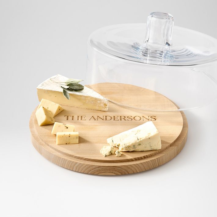 Natural Wood Cheese and Pastry Dome