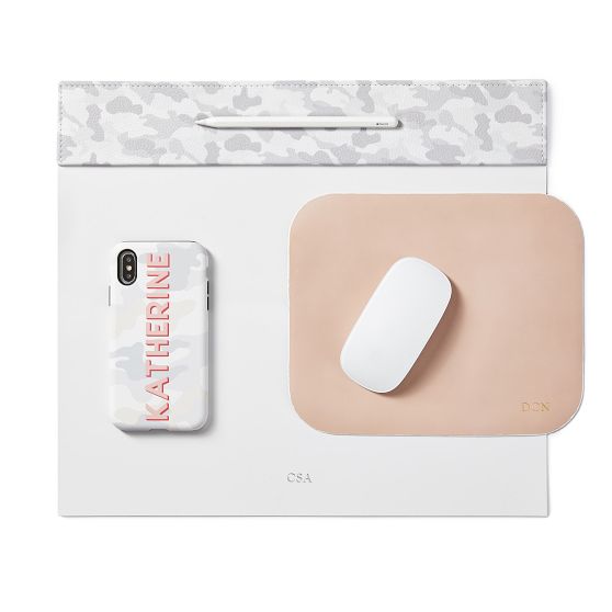 Italian Leather Laptop Desk Blotter