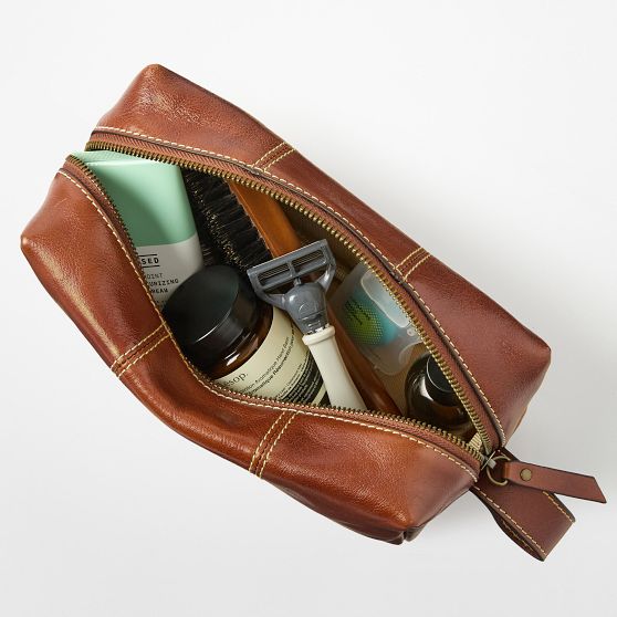 Marco Italian Leather Travel Pouch