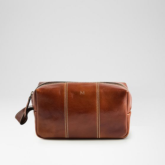 Marco Italian Leather Travel Pouch