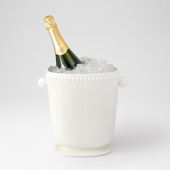 Beaded Ceramic Wine Bucket