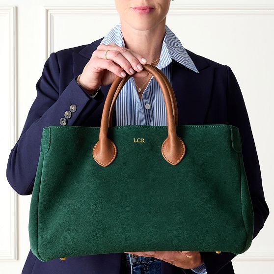 Elisabetta Suede Handbag