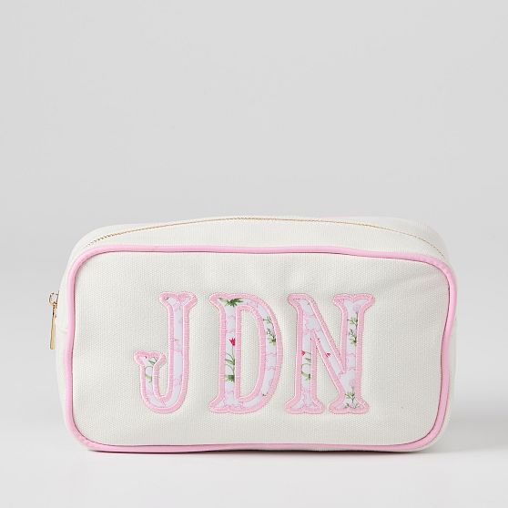 Ellie Applique Canvas Pouch