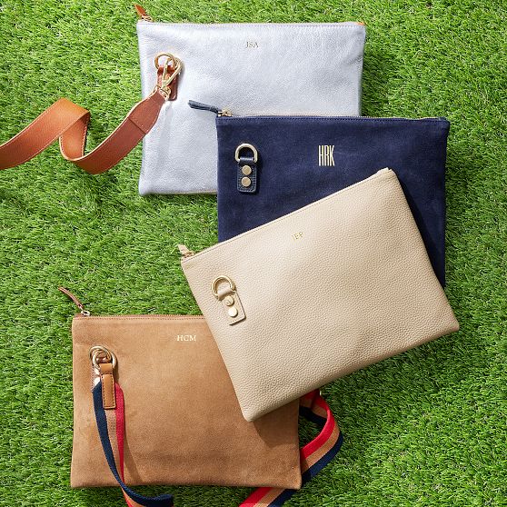 Essential Suede Zipper Crossbody