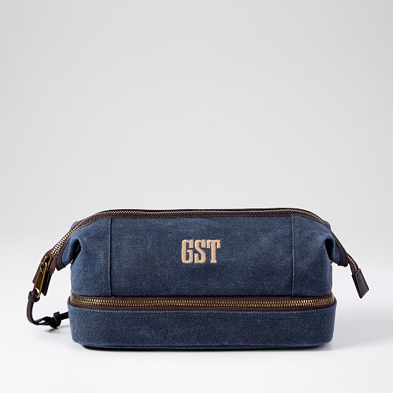 Jack Waxed Canvas Travel Pouch