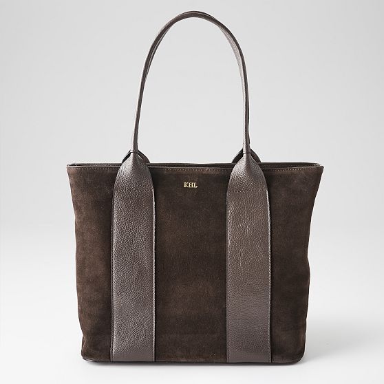 Luciana Italian Suede Tote