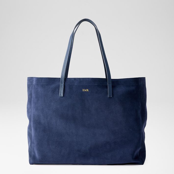 Italian Suede Handbag | Mark and Graham display picture 3