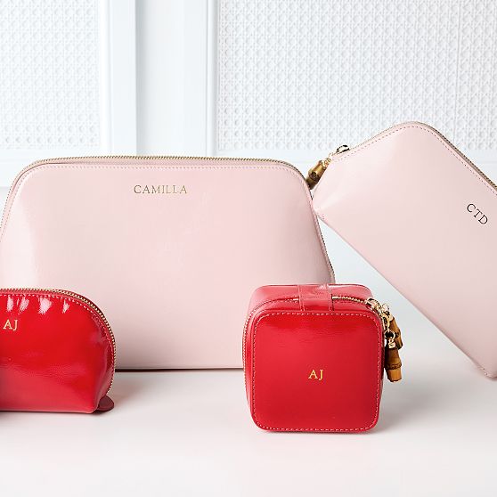 Patent Leather Jewelry Case