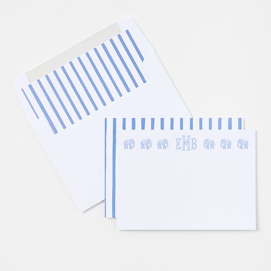 Personalized Baby Stationery Note Card Set, Set of 24