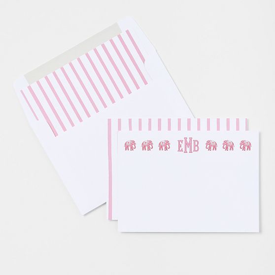 Personalized Baby Stationery Note Card Set, Set of 24