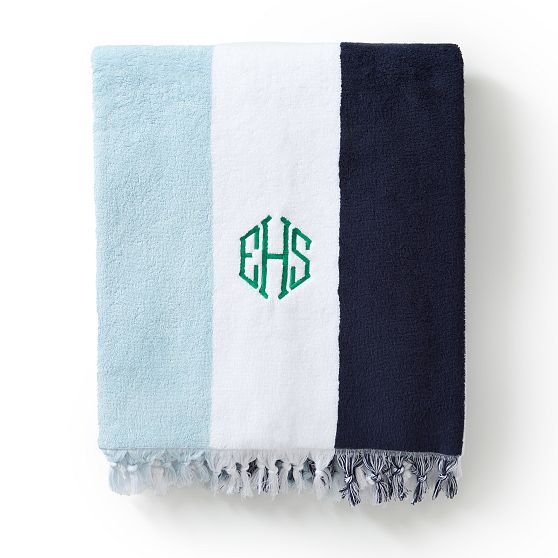 Multi-Stripe Beach Towel