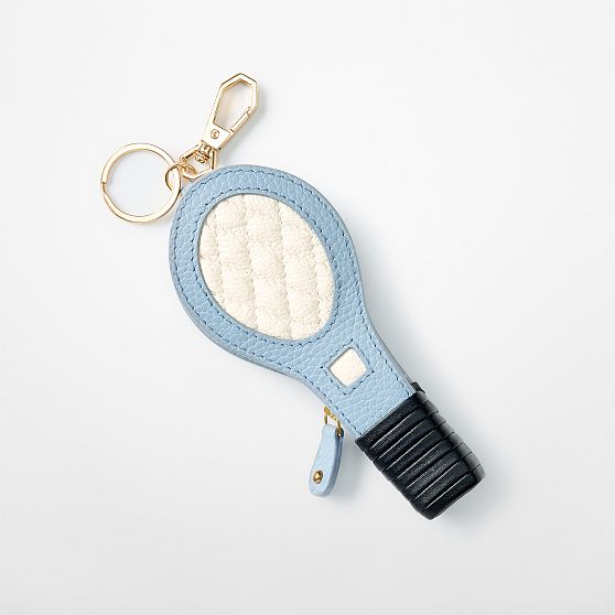 Tennis Racket Zip-Pouch Bag Charm​