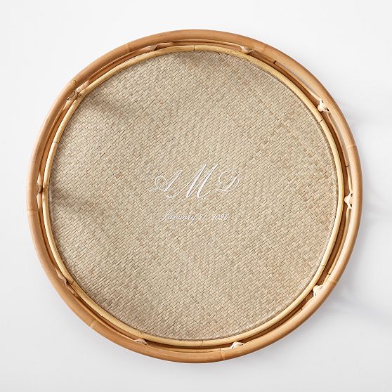 Bamboo Round Serving Tray​