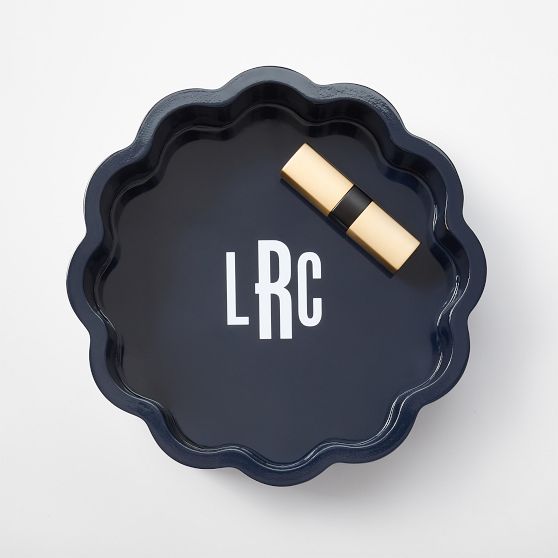 Bloom Lacquer Round Mini Tray