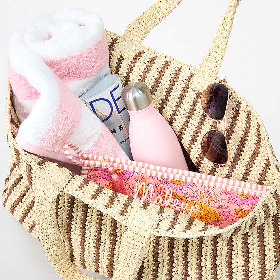 Seacliff Handwoven Stripe Beach Tote​