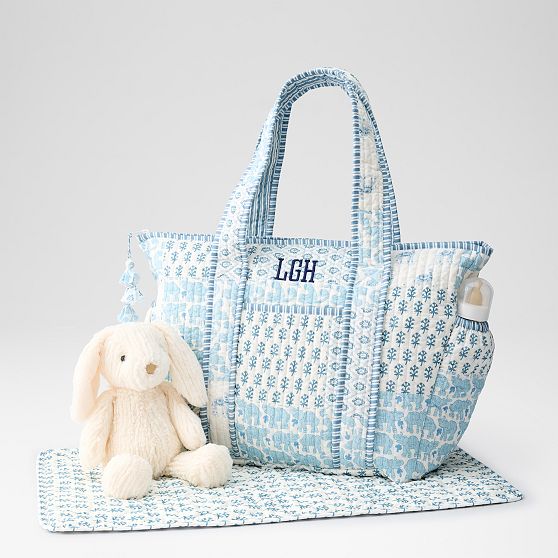 Patchwork Quilted Diaper Bag