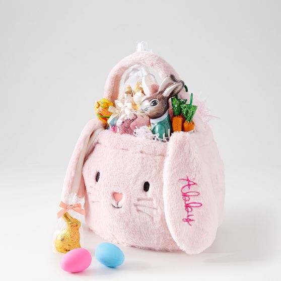 Plush Animal Easter Basket