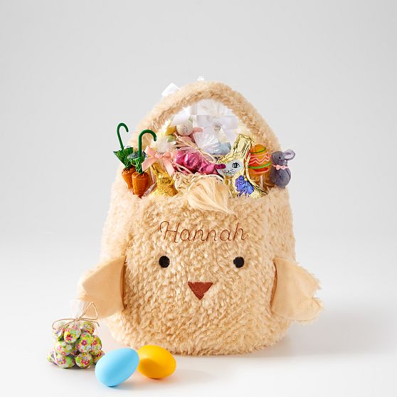 Plush Animal Easter Basket