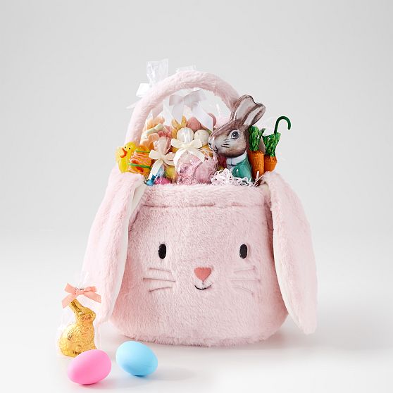 Plush Animal Easter Basket