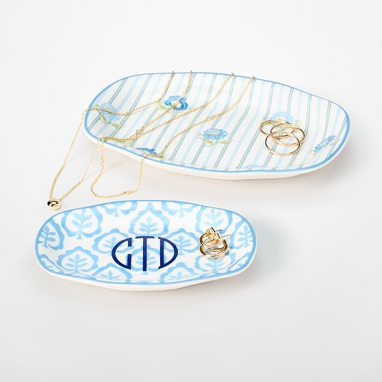 Sanderson Ceramic Catchalls, Set of 2