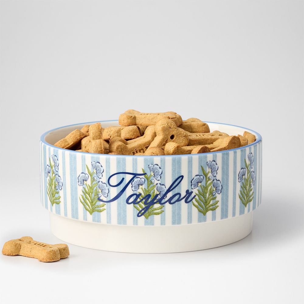 Pair of Large Ceramic Pet Bowls