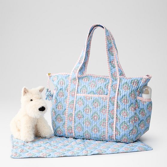 Block Print Diaper Bag