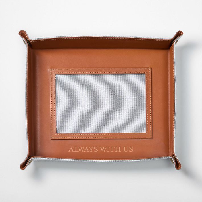 Leather Photo Catchall Organizer | Mark and Graham