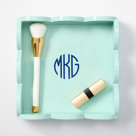 Scalloped Lacquer Mini Tray