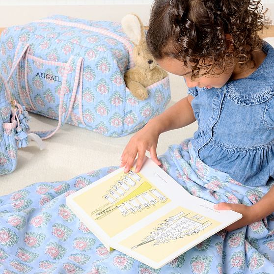 Block Print Quilted Overnighter