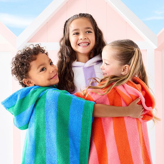Cabana Stripe Kids Cover Up