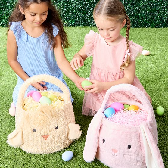 Plush Animal Easter Basket