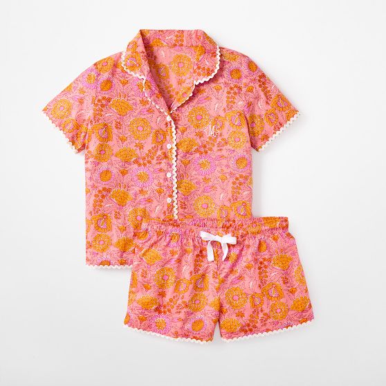 Ric Rac Block Print Short Pajama Set​