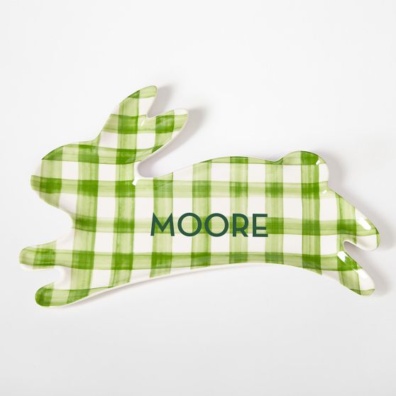 Ceramic Bunny Platter