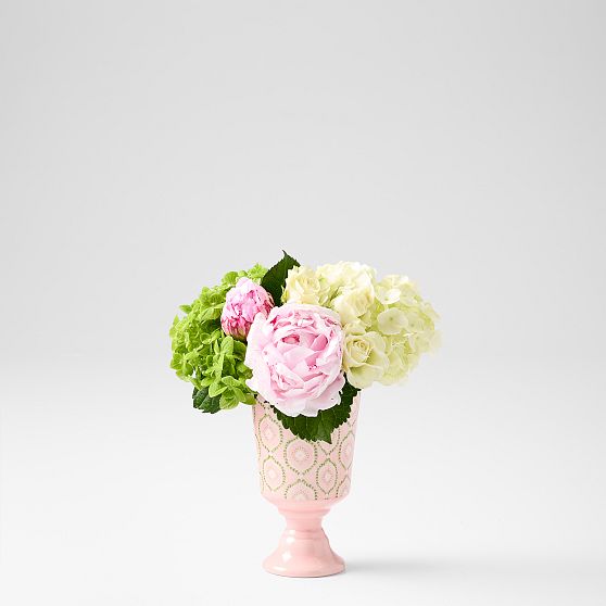 Sanderson Ceramic Pedestal Vase