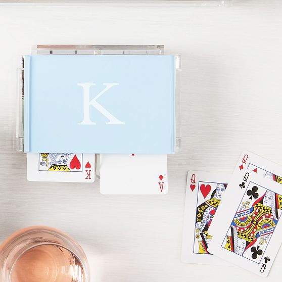 Acrylic Canasta Spinner Card Set​