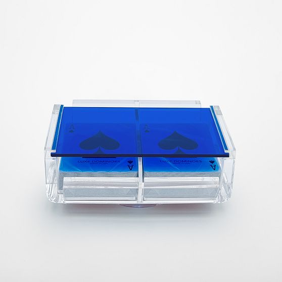 Acrylic Canasta Spinner Card Set​