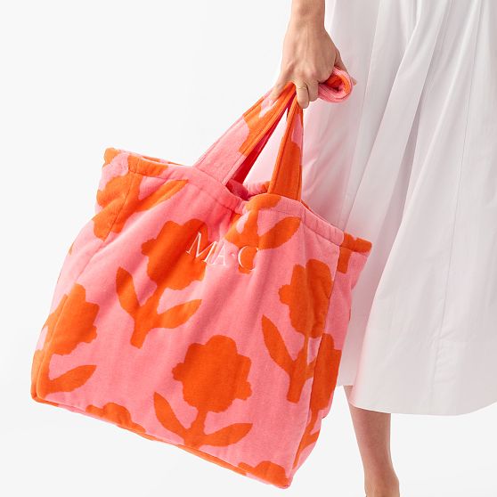 Bloom Terry Velour Beach Tote​