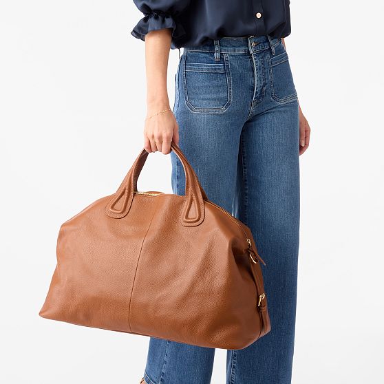 Gianna Italian Leather Weekender