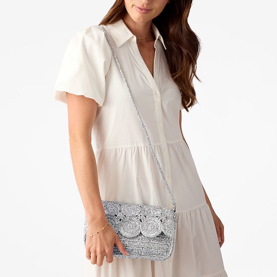 Soleil Handwoven Crossbody Clutch