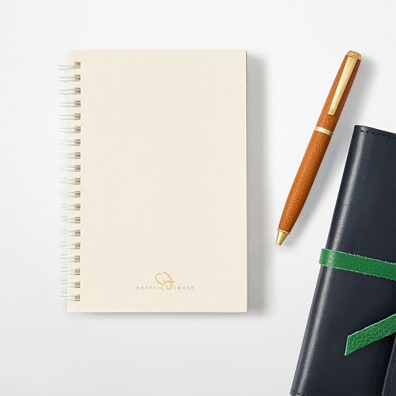 Leather Refillable Journal with Tie